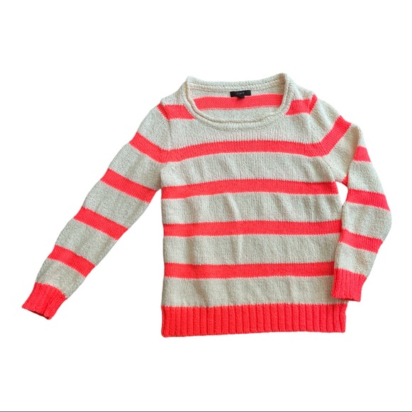 J. Crew Orange Twisted Stitch Sweater Size Small - Picture 3 of 12